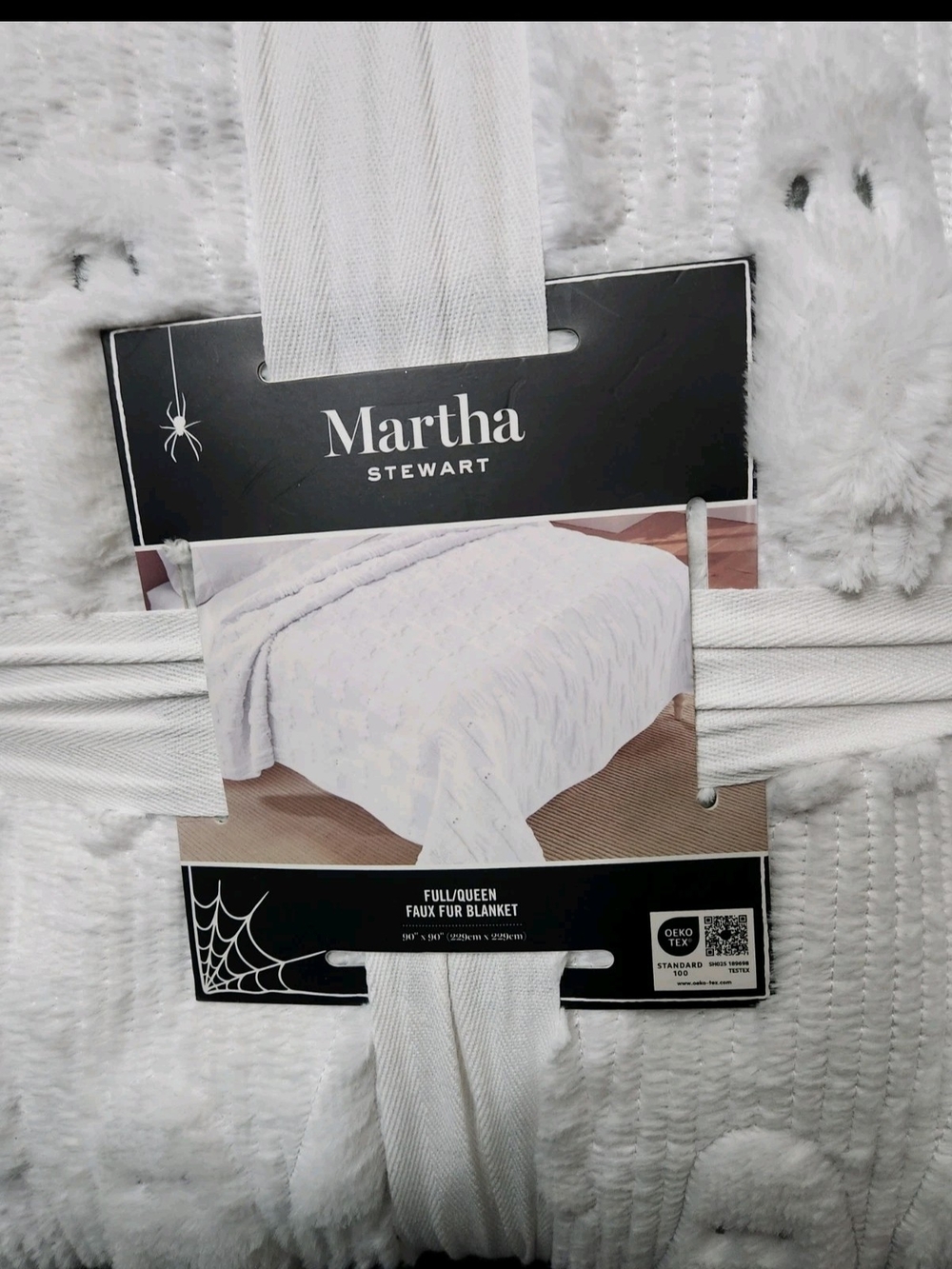 Martha Stewart Halloween Plush Blanket Soft Luxury Throw Blanket Full/Queen - Picture 3 of 5